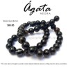Ágata negra bola lisa 8mm