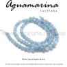 Aguamarina bola facetada 4mm
