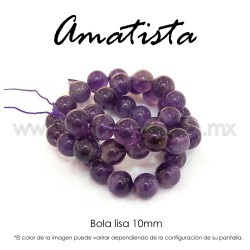 Amatista bola lisa 10mm