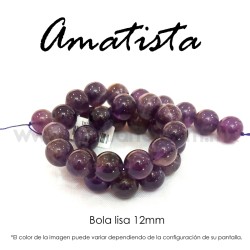 Amatista bola lisa 12mm
