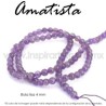 Amatista bola lisa 4mm
