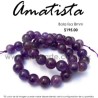 Amatista, bola lisa 8mm