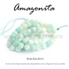 Amazonita bola lisa 6mm