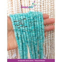 Amazonita dona lisa 6mm