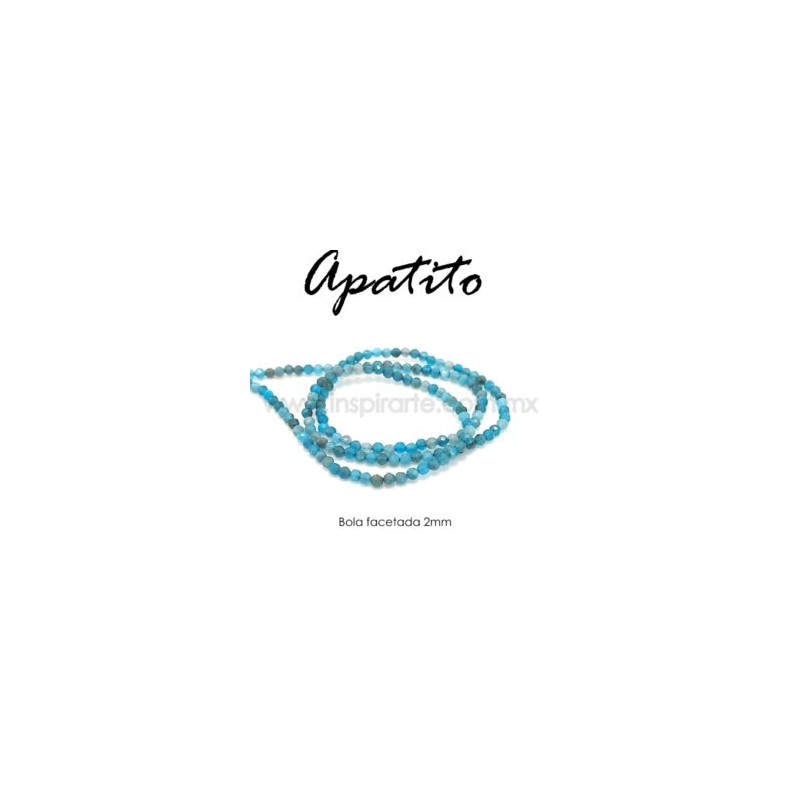 APATITO BOLA FACETADA 2MM