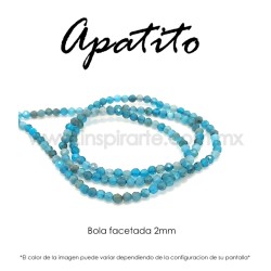 APATITO BOLA FACETADA 2MM