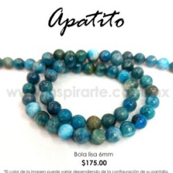 Apatito bola lisa 6 mm