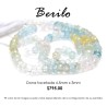 Berilo dona facetada 4.5mm x 3mm