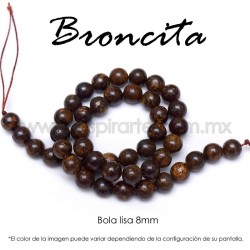 Broncita bola lisa 8mm