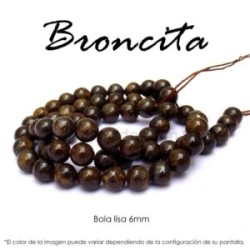 Broncita, bola lisa 6mm