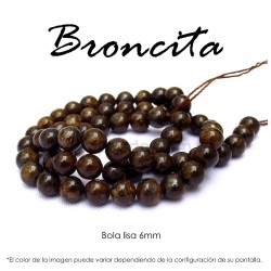 Broncita, bola lisa 6mm