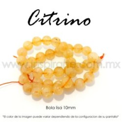 Citrino bola lisa 10mm