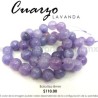 Cuarzo Lavanda bola lisa 8mm