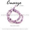 Cuarzo Lavanda disco 6.5×2.5mm