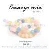 Cuarzo Mix Pastel bola lisa 6mm