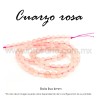 Cuarzo rosa bola 4mm