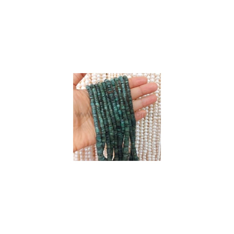 Esmeralda dona lisa 5mm-8mm x 3mm