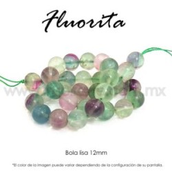 Fluorita bola lisa 12mm