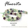 Fluorita bola lisa 8mm