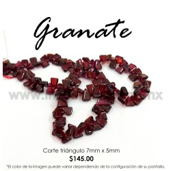 Granate Triángulo 7mm x 5mm
