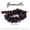 Granate, bola lisa 8mm