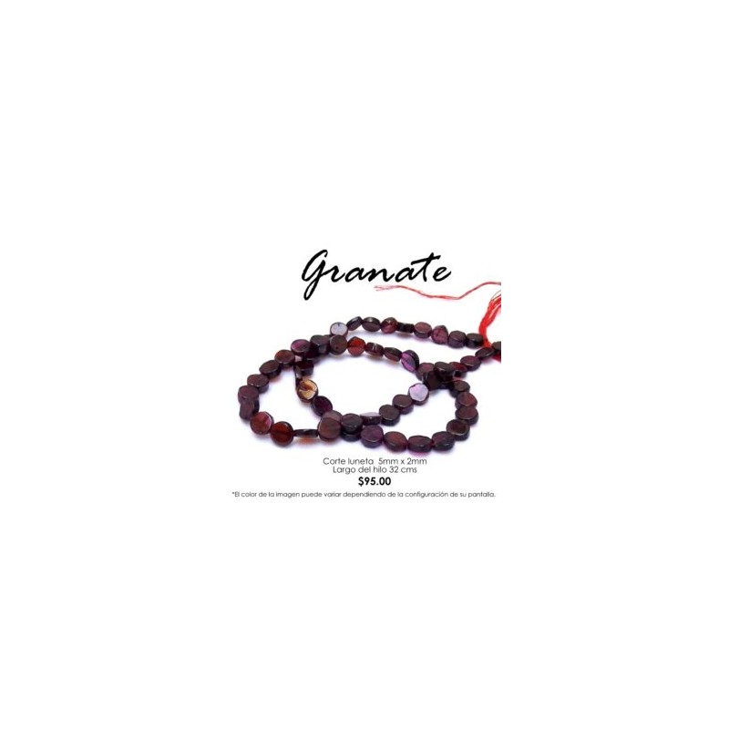 Granate, luneta 5mm x 2mm