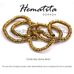 Hematita dona dorada