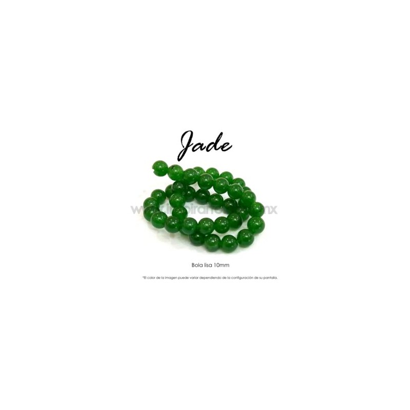 Jade bola lisa 10 mm