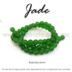 Jade bola lisa 6 mm