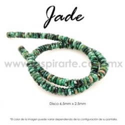 Jade disco 6.5×2.5mm