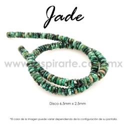 Jade disco 6.5×2.5mm