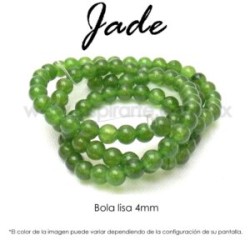Jade, bola lisa 4mm