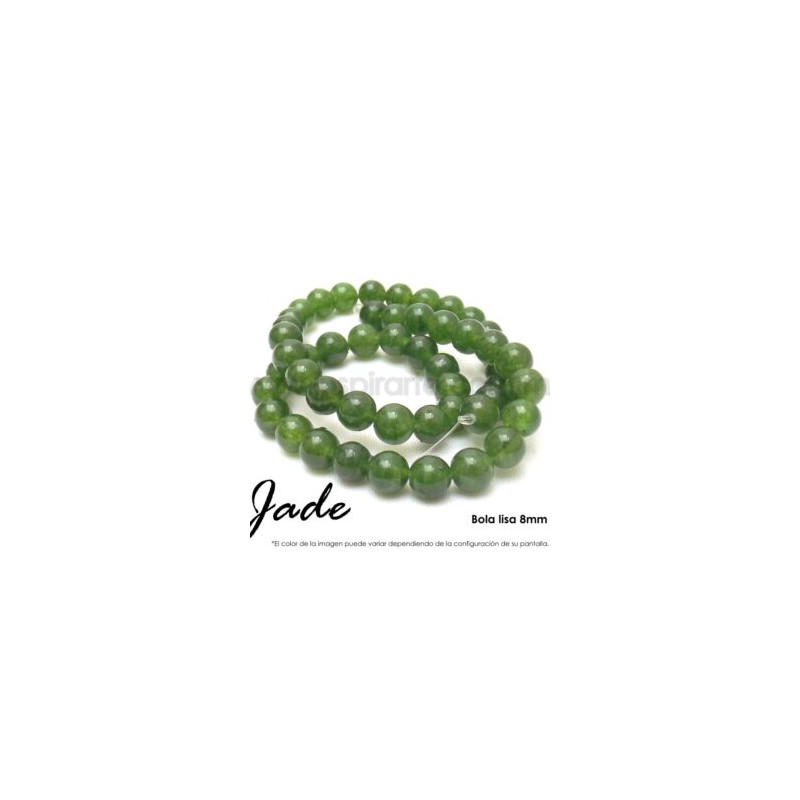 Jade, bola lisa 8mm