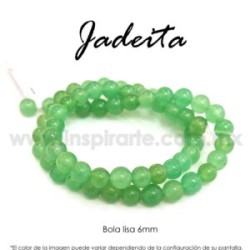 Jadeita bola lisa 6mm