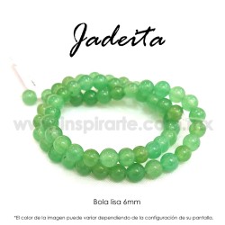 Jadeita bola lisa 6mm