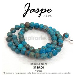 Jaspe azul bola lisa 6mm