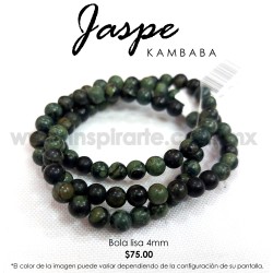Jaspe Kambaba bola lisa 4 mm