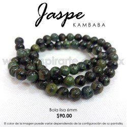 Jaspe Kambaba bola lisa 6mm