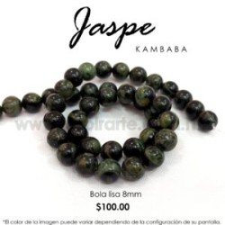 Jaspe Kambaba bola lisa 8mm