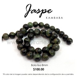 Jaspe Kambaba bola lisa 8mm