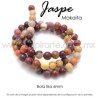 Jaspe mokaita bola lisa 6mm