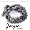 Jaspe picasso, bola lisa 8mm