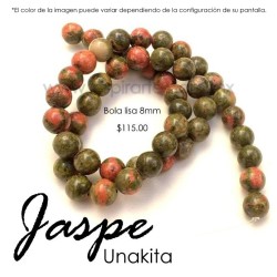 Jaspe Unakita, bola lisa 8mm