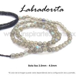 Labradorita bola lisa 3.5-4.5mm