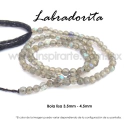Labradorita bola lisa 3.5-4.5mm