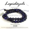 Lapislázuli, bola facetada 6mm