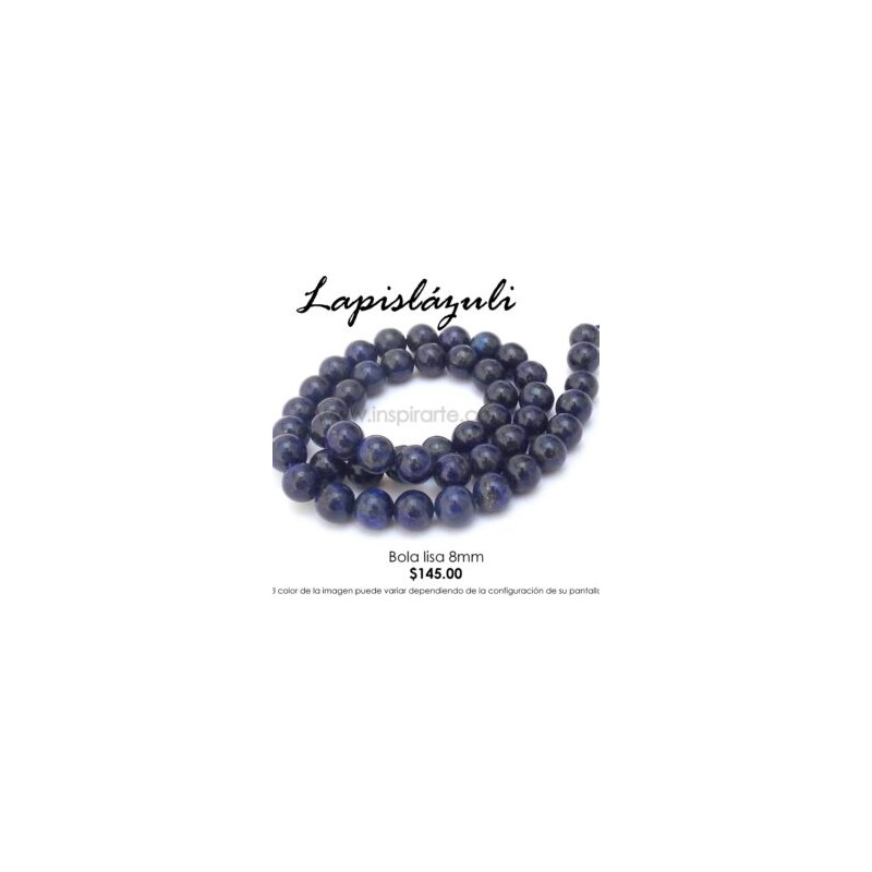 Lapislázuli, bola lisa 8mm