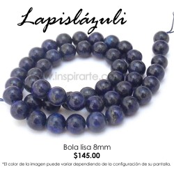 Lapislázuli, bola lisa 8mm