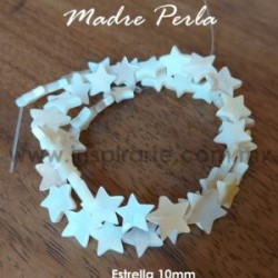 Madre perla, estrella 10mm