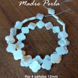 Madre perla, flor 12mm